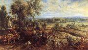 Peter Paul Rubens An Autumn Landscape with a View of Het Steen in the Earyl Morning Spain oil painting artist